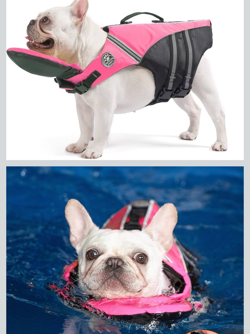 Sierra Dog Supply Pink Life Jacket with chin rest New Size Medium - Picture 5 of 5